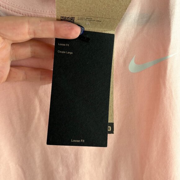 BNWT Nike Dri-FIT Women's Loose Fit Training Tank Top Size S Pink - Picture 7 of 9